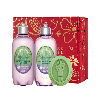 Presente Capim-Limão Alfazema: Sabonetes e Loção Corporal